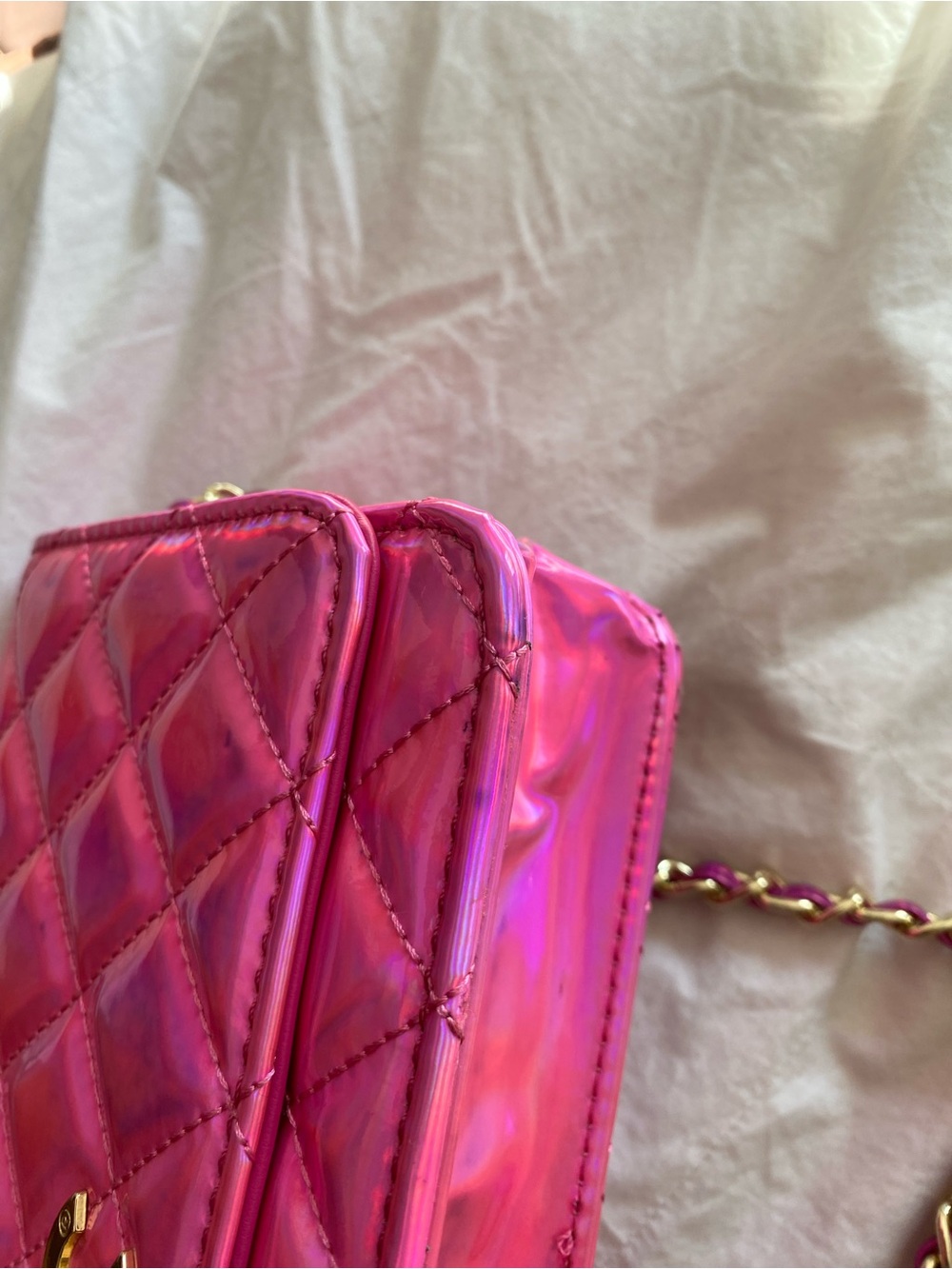 QUILTED CHAIN SHOULDER BAG - Picture 15 of 15
